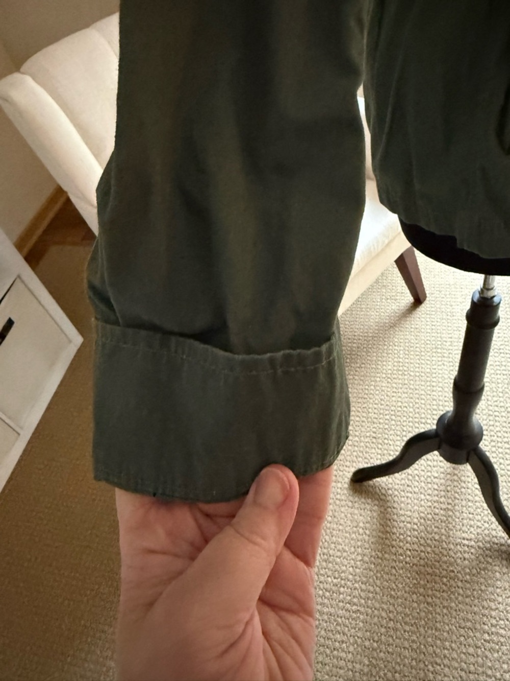 GAP Olive Green Utility Drawstring Jacket - Picture 7 of 16